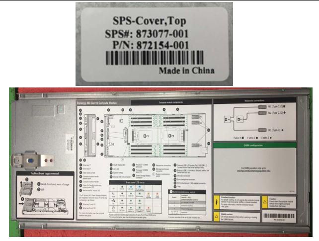 HPE Frontblende – für Synergy 480 Gen10