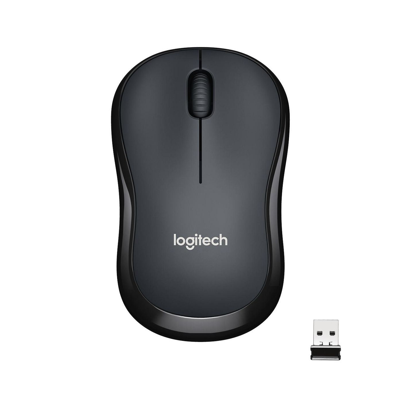 Logitech M220 Silent Maus – kabellos, 2,4 GHz, schwarz