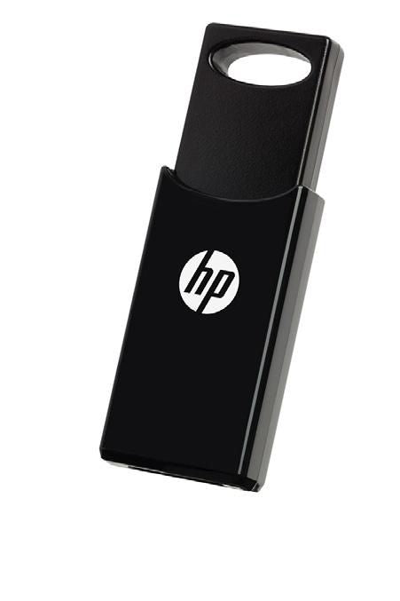 HP v212w – 32 GB USB-Stick, USB 2.0, 14 MB/s, schwarz, Schlüsselanhänger