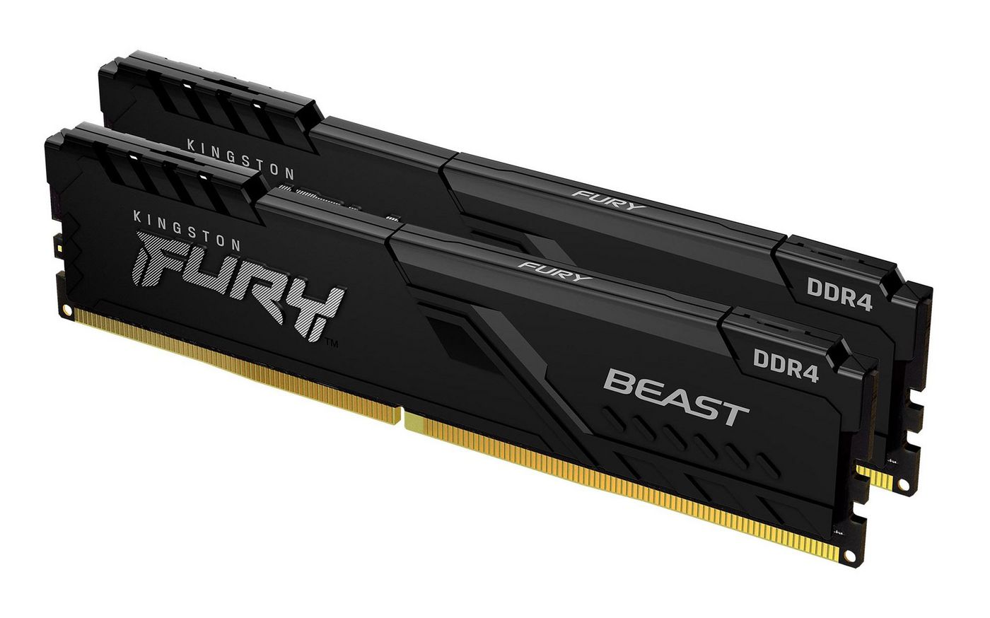 Kingston Technology Kingston FURY Beast – 16 GB (2×8 GB) DDR4‑3600 CL17, 288‑Pin DIMM, 1,2 V, Schwarz