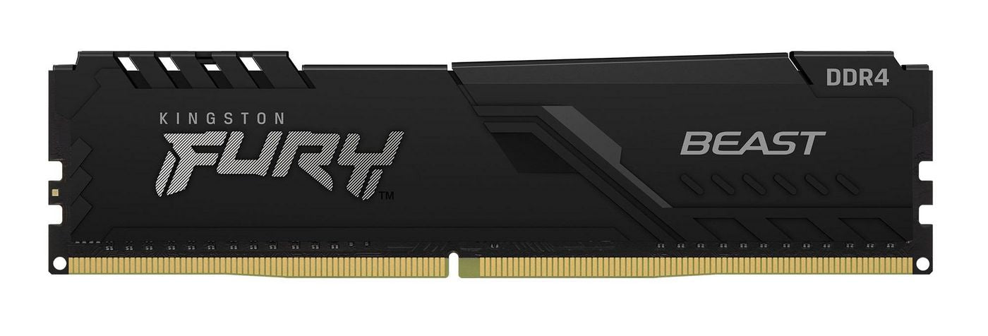 Kingston Technology Kingston FURY Beast – DDR4 DIMM – 32 GB 3200 MT/s CL16, 288-Pin DIMM, 1,35 V, Schwarz, 1×32 GB