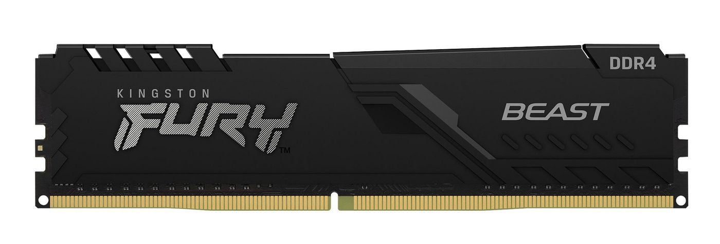 Kingston Technology Kingston FURY Beast – DDR4 Arbeitsspeicher – 16 GB (1×16 GB), 3600 MT/s, CL18, 288-poliger DIMM, 1,35 V, Schwarz
