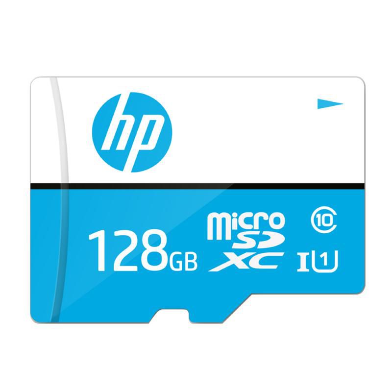 HP HFUD128-1U1BA microSDXC 128 GB – UHS-I, Klasse 10, U1, 100 MB/s Lesen, inkl. SD-Adapter