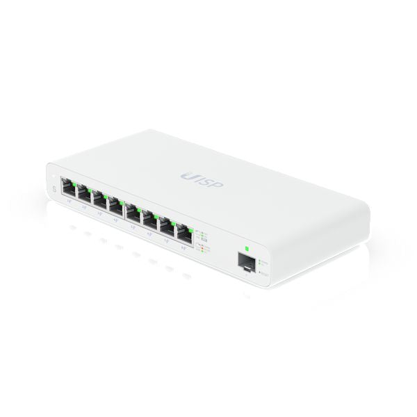 Ubiquiti UISP Router – Enterprise-Router, 8x RJ-45 (Gigabit, PoE), 1x SFP (WAN)