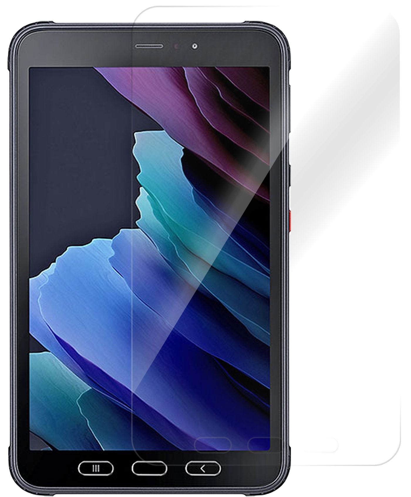 eSTUFF Panzerglas für Samsung Galaxy Tab Active3 8,0" – 9H, Anti-Fingerprint