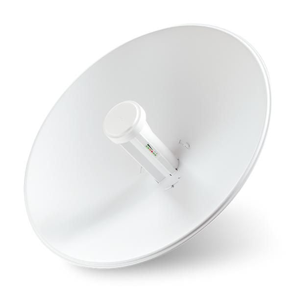 Ubiquiti PBE-M5-400 – 5 GHz Funkbrücke, 1× GbE, 25 dBi, 1 Gbit/s, PoE (24 V), Weiss, Stangenbefestigung