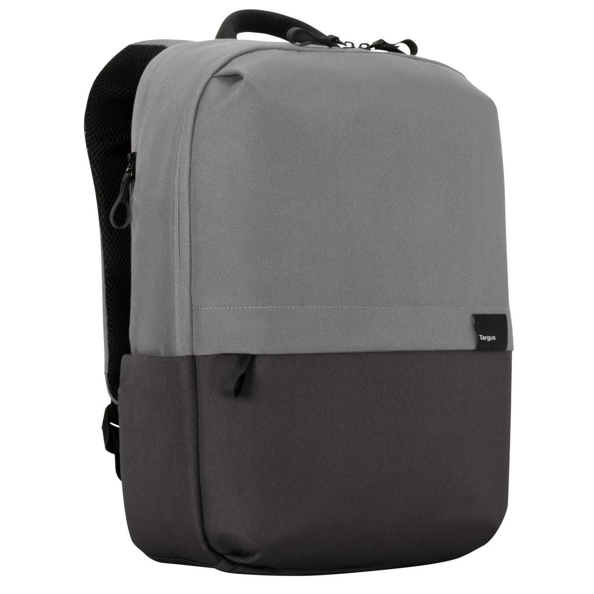 Targus Notebook-Rucksack Sagano Commuter – mit Regenabdeckung, rPET-Polyester – Grau, 300 × 500 × 175 mm
