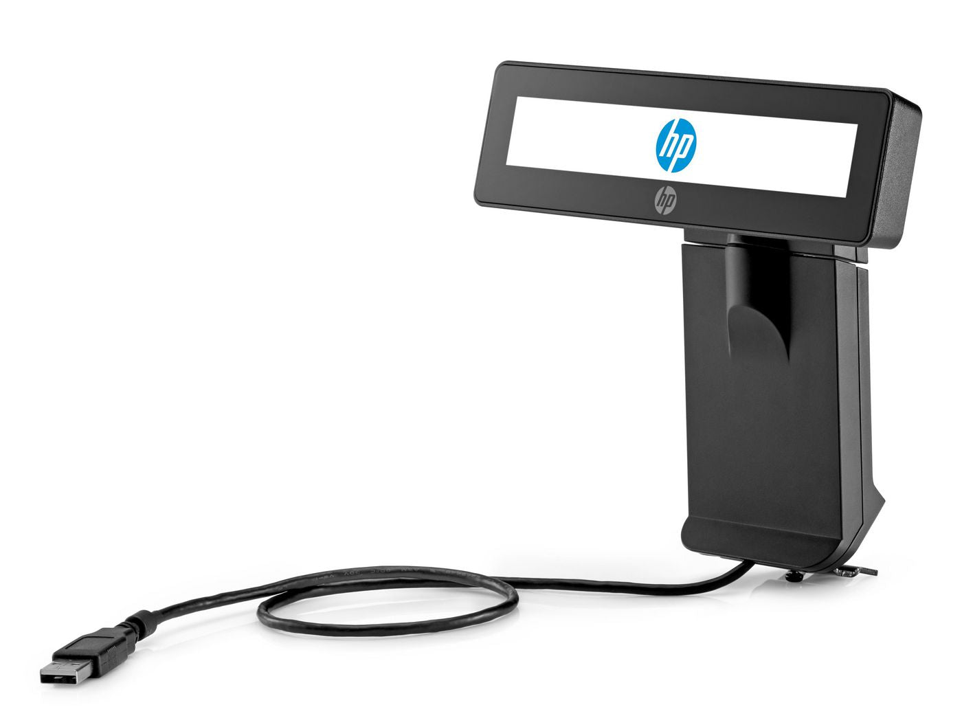 HP RP9 Integriertes 2x20 Display – Kundendisplay, 2 Zeilen/20 Ziffern, USB, Schwarz, für RP9 Retail System