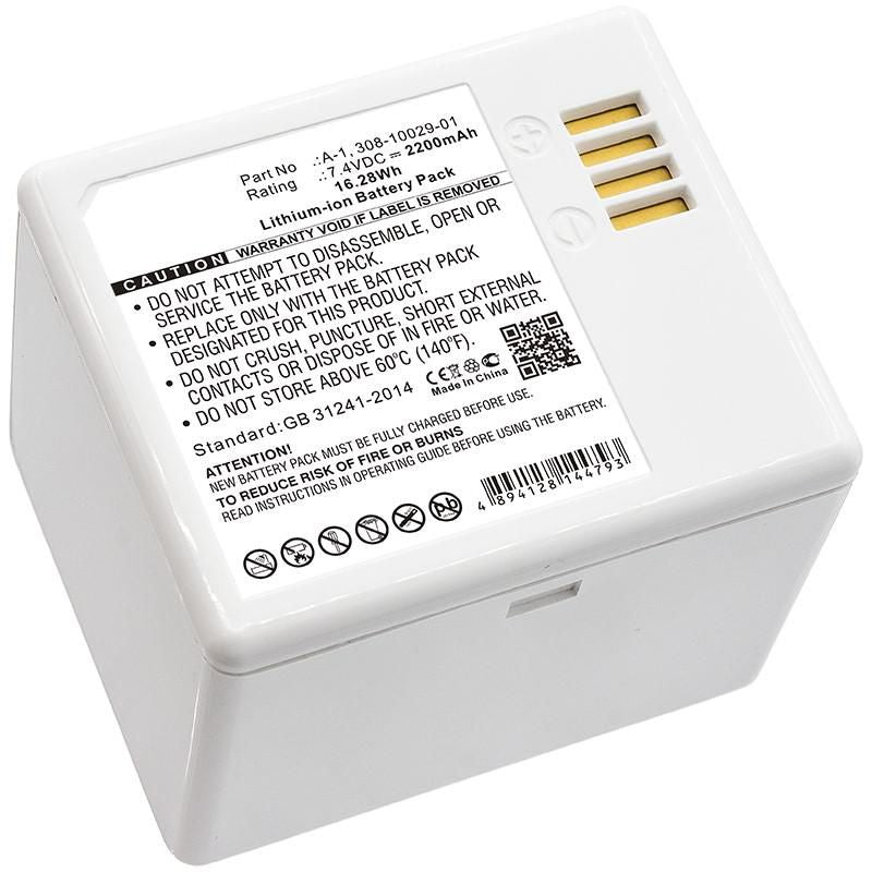 CoreParts Akku Li-Ion 7,4 V 16,28 Wh (2200 mAh) – für Arlo VM4030, VM4030P, VMA4400 und andere – Weiss