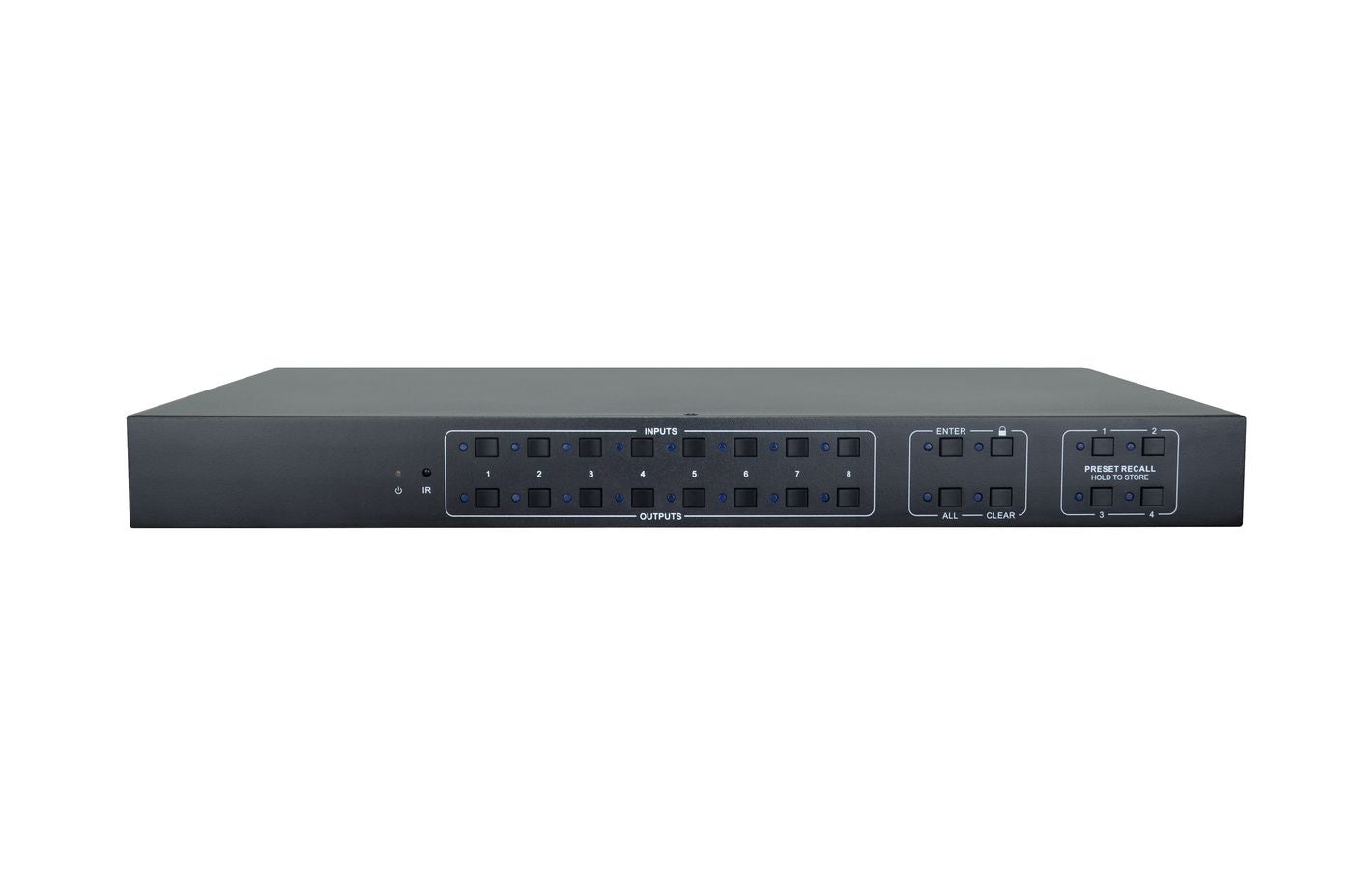 Vivolink HDMI-Matrix, 8×8, HDMI 2.0, GUI/RS-232/TCP/IP