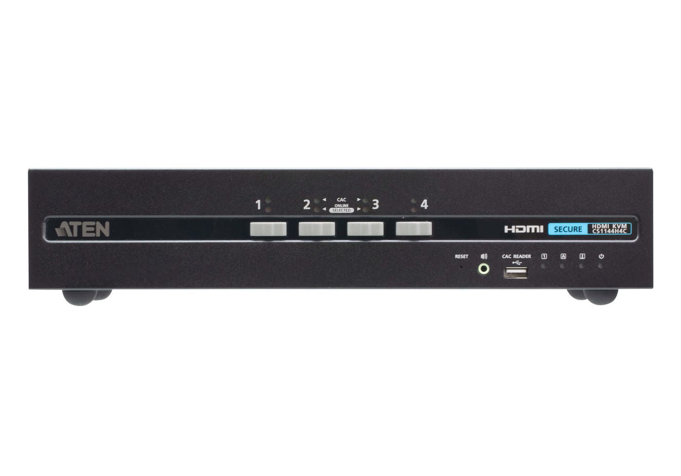 ATEN 4-Port HDMI Secure KVM-Switch – 3840 × 2160, USB 2.0-Hub, Audio