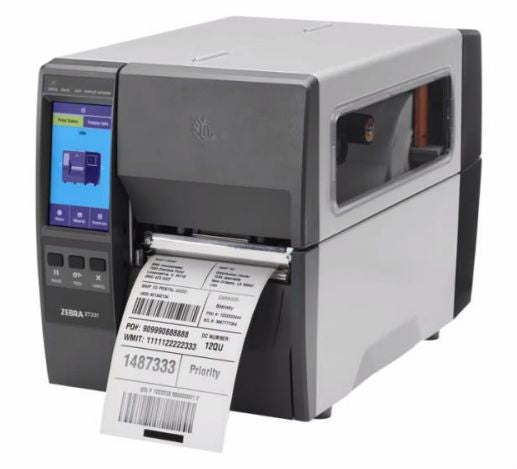 Zebra ZT231 – Etikettendrucker, Thermotransfer, bis 101,6 mm, Peel, Liner Take-up, USB, LAN, 203 dpi