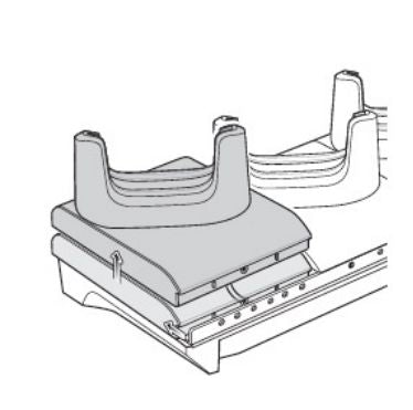 Zebra Cradle Cup – Ladeschale, 5-fach, für TC53/TC58/TC5X, Schwarz
