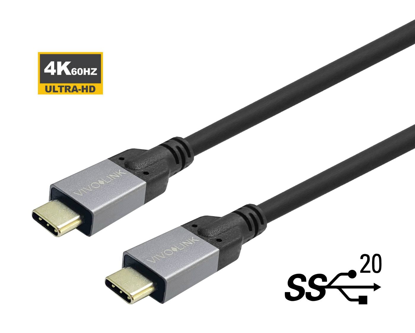 Vivolink USB-Kabel, USB-C zu USB-C, 8 m, USB 3