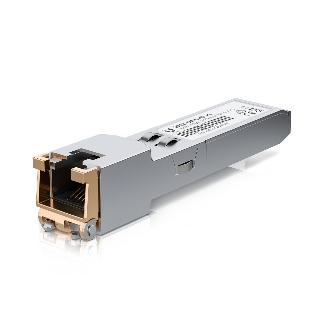 Ubiquiti UACC-CM-RJ45-1G SFP-Transceiver – Kupfer (RJ-45), 1 Gbit/s, 100 m, Grau