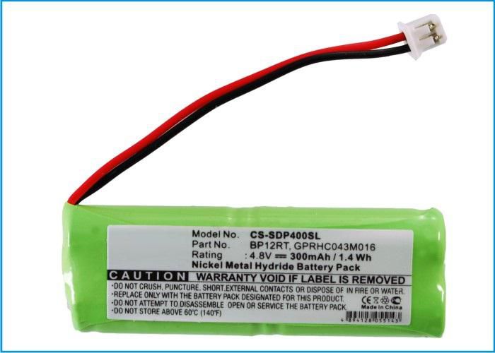 CoreParts Ersatzakku, Nickel-Metallhydrid (NiMH), 300 mAh, 4,8 V
