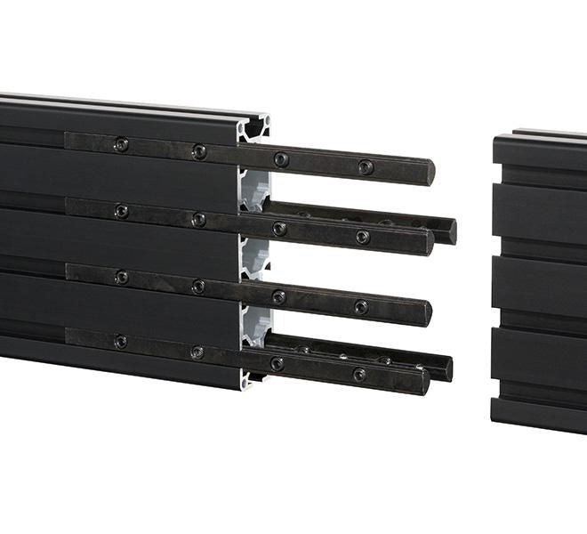 B-Tech BT8390-EXT/B – Montageschiene – für Wand – Schwarz