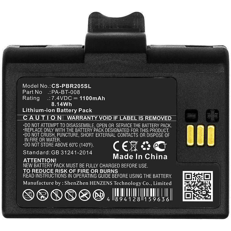 CoreParts Akku 1100 mAh 7,4 V – für RJ-2035B