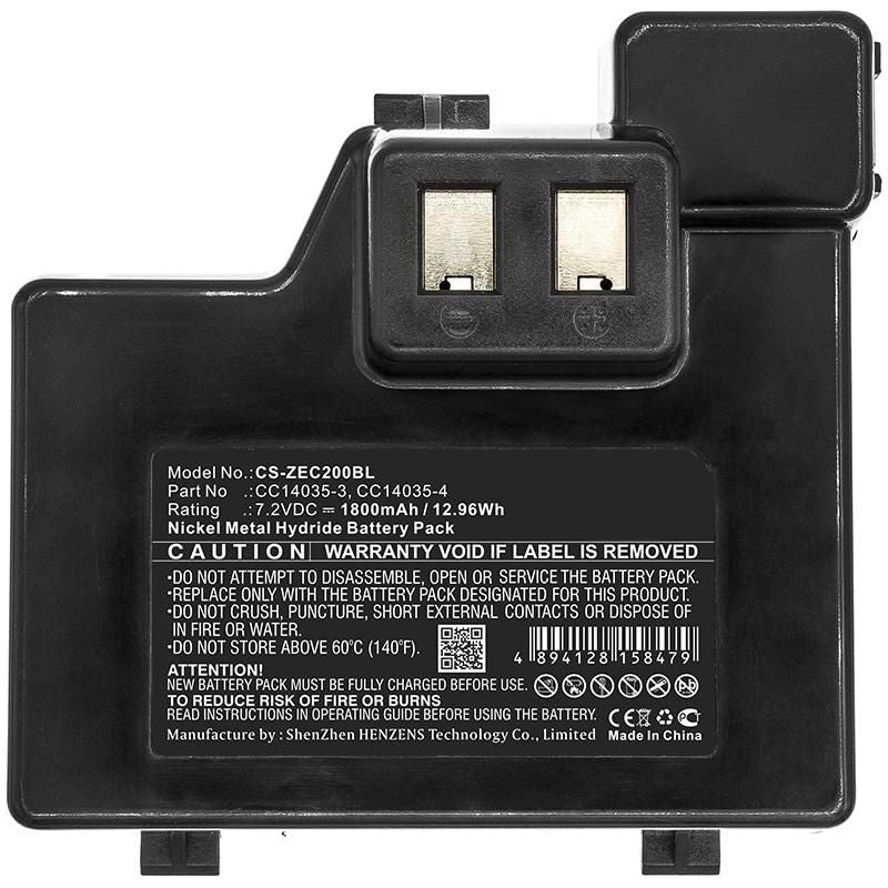 CoreParts Akku 1800 mAh 7,2 V, Li-Ion, grau – für Zebra Cameo 2