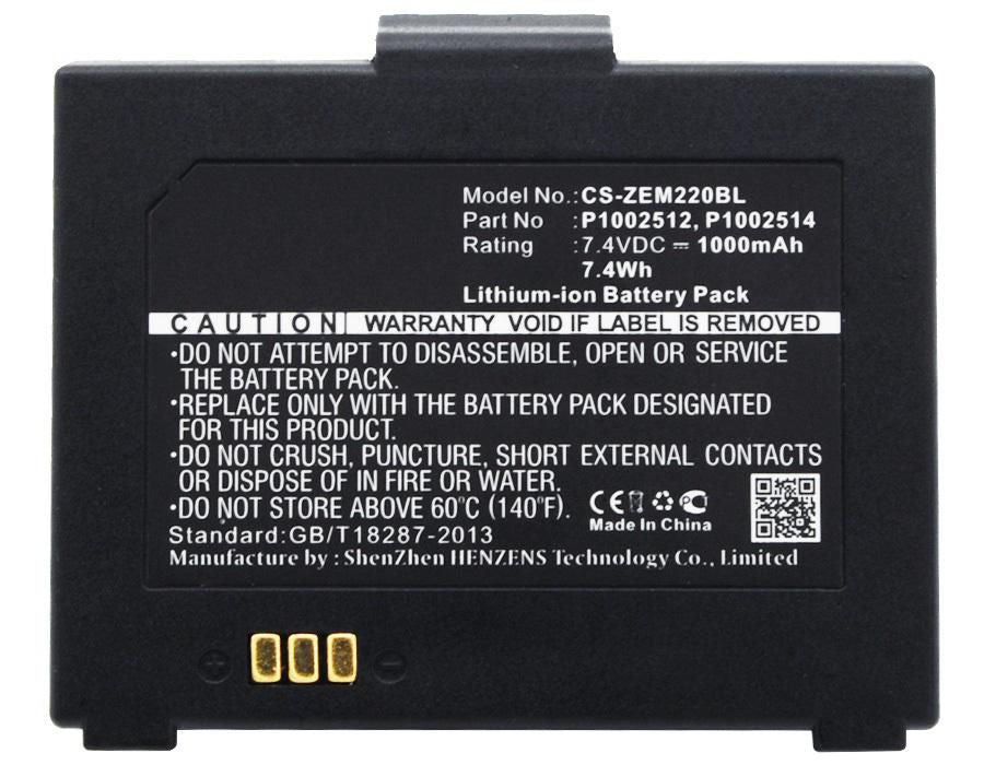 CoreParts Akku 1000 mAh 7,4 V Li-Ion – für Zebra EM220