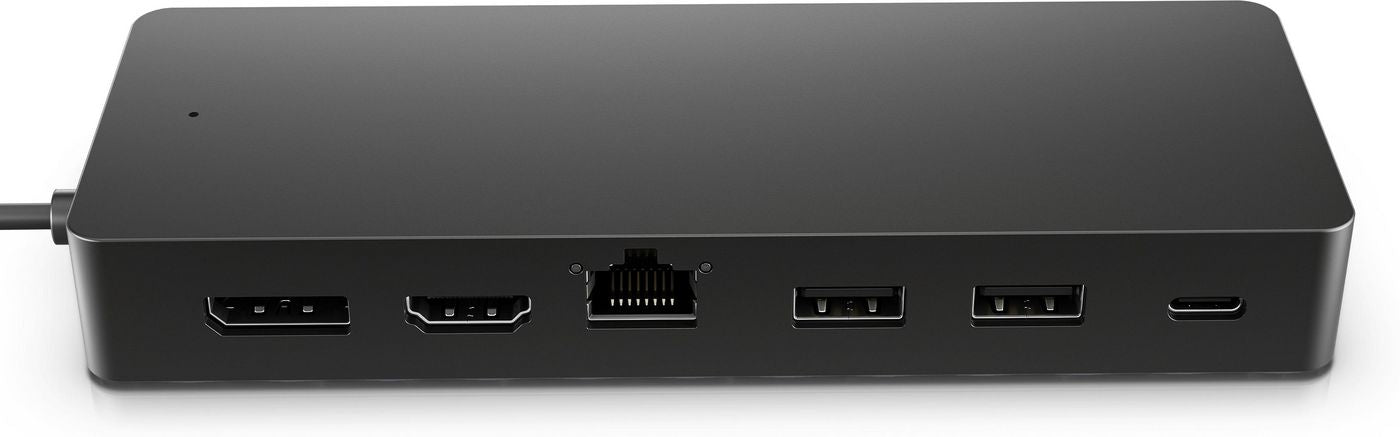 HP Multiport-Adapter – USB-C, 1× DP, 1× HDMI, 2× USB-A, 65 W PD, GbE, für Windows/Mac/ChromeOS