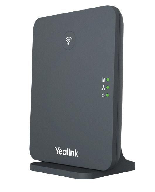 Yealink W70B – DECT-Basisstation, unterstützt 10 Mobilteile, 300 m Reichweite, PoE