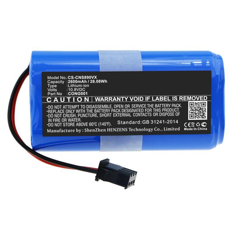 CoreParts Akku 28,08 Wh, 10,8 V – für Cecotec CONGA 890 Slim/CONGA, 1 Stück