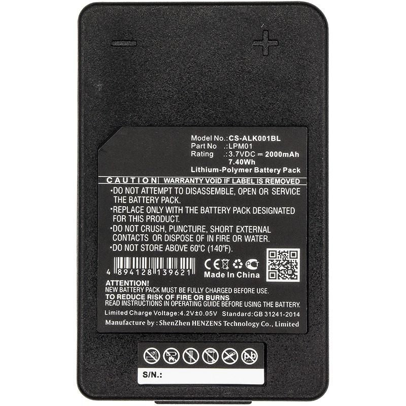 CoreParts Ersatzakku Li-Ion, 2000 mAh, 3,7 V – für Autec Crane Fernsteuerung LK NEO – 1 Stk.