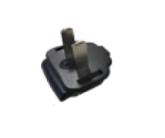 Zebra China-Adapter-Clip für Netzteil – für Innenbereich, schwarz