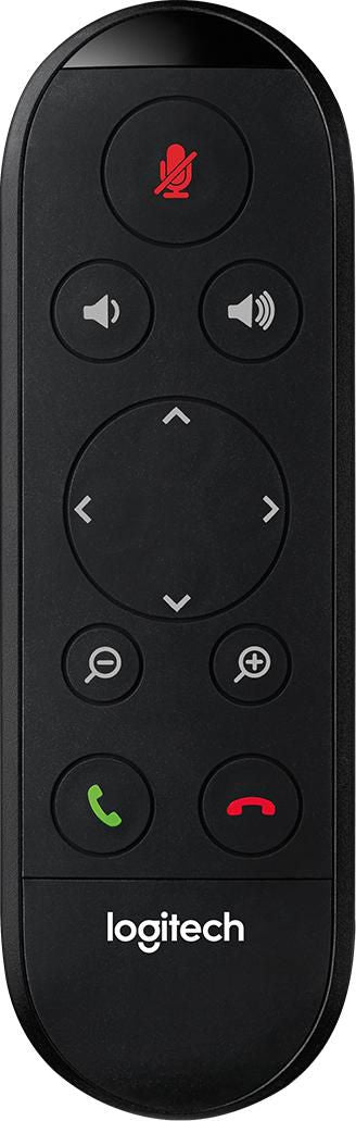 Logitech Konferenz-Fernbedienung – für Connect, IR, 3 m, schwarz/silber