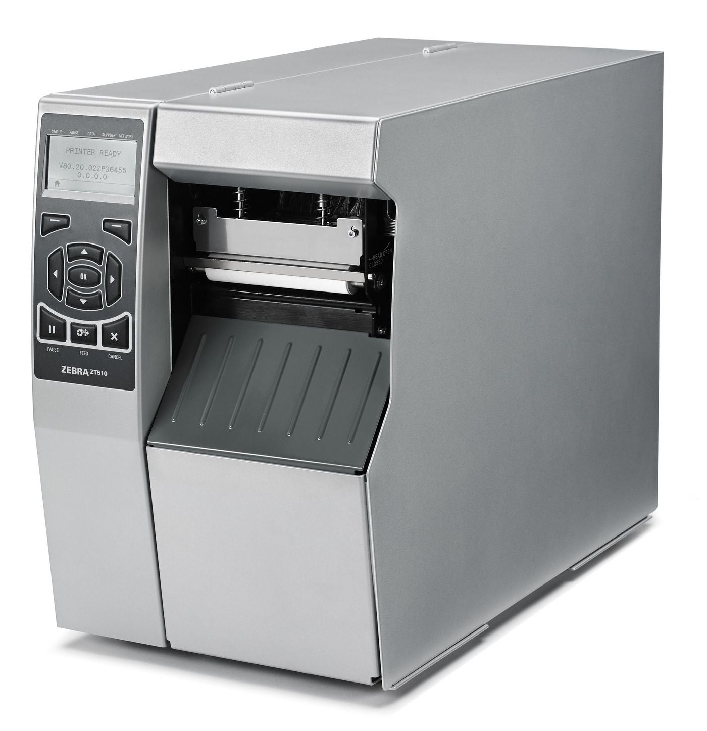 Zebra ZT510 – Etikettendrucker, Thermotransfer, für Etiketten bis 104 mm, USB, LAN, 300 dpi