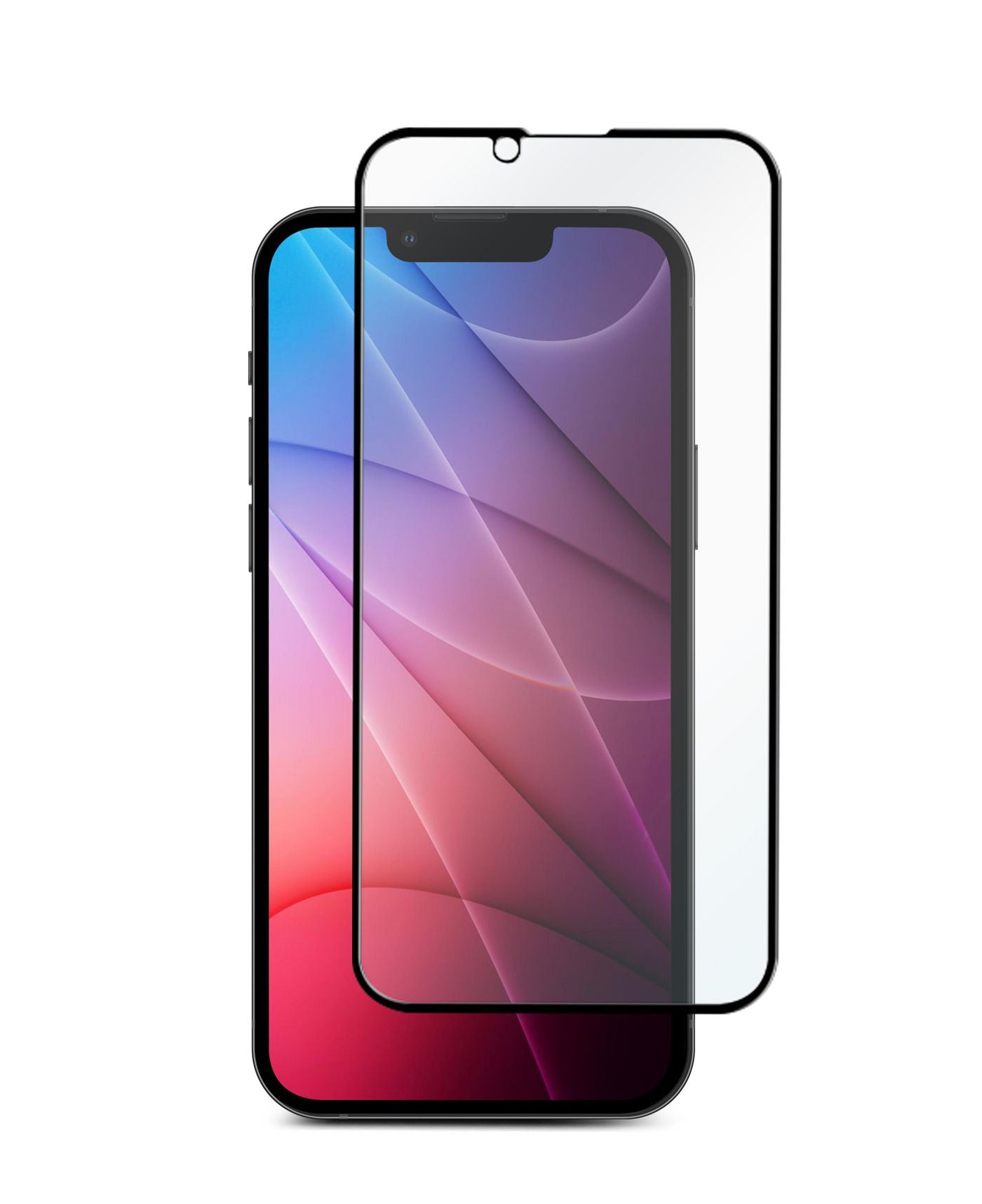 eSTUFF Displayschutzglas Titan Shield – für Apple iPhone 16e/14/13 – gehärtetes Glas, vollflächig