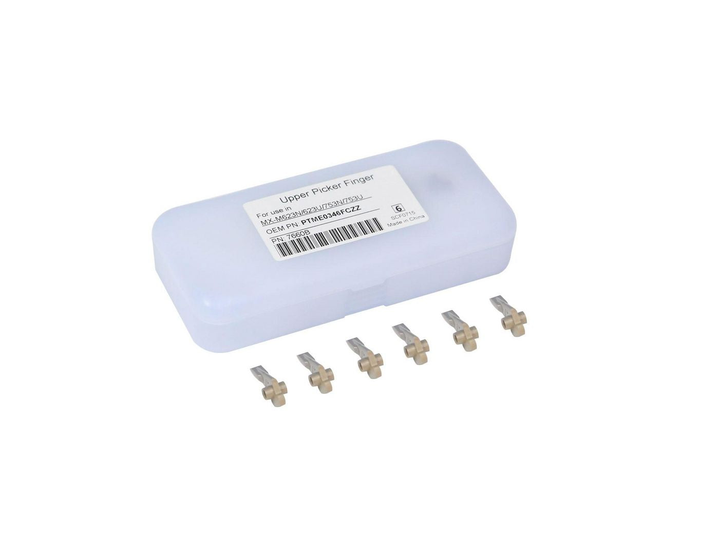 CoreParts Oberer Picker-Finger Verschleissteile-Kit, schwarz – für MX-M623/M753 und andere