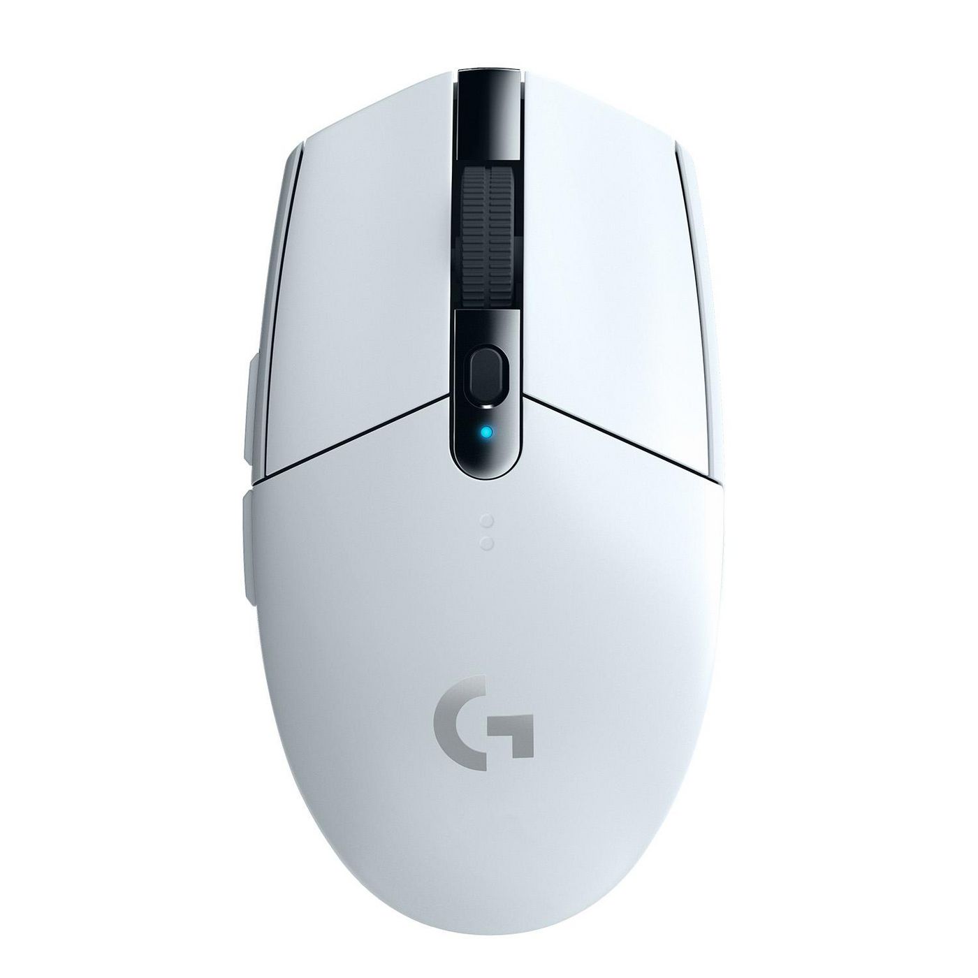 Logitech G G305 – Gaming-Maus – Kabellos (Bluetooth/2,4 GHz), 12000 DPI, RGB-Beleuchtung, rechts, Weiss