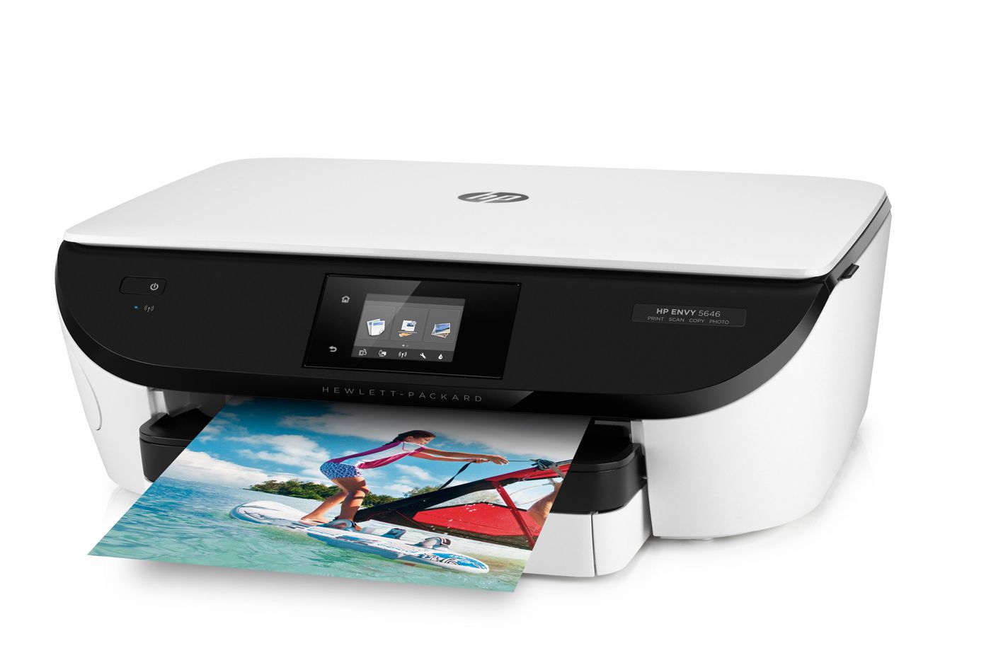 HP ENVY 5646 – Farbtintenstrahl-Multifunktionsdrucker, A4, 3-in-1, Duplex, WLAN, Touchscreen