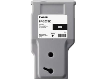 Canon Tintenpatrone PFI-207MK, schwarz, ca. 300 ml – für imagePROGRAF