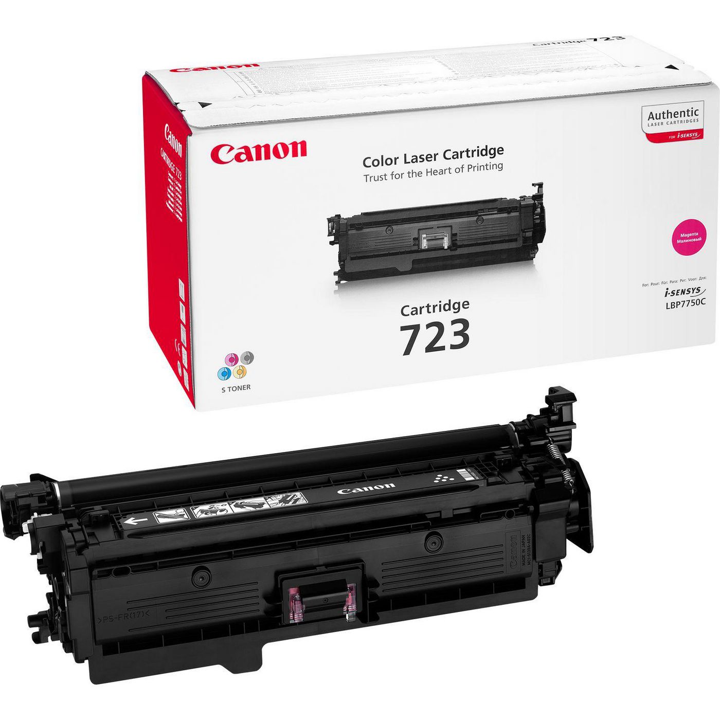 Canon Toner 723M – Magenta, 8500 Seiten – für Farb-Laserdrucker/Multifunktionsgeräte