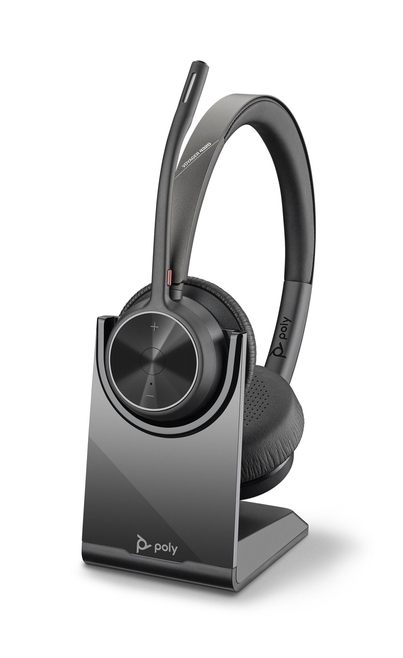 Poly Voyager 4320 UC – Duo Headset, USB-C/Bluetooth 5.2 – für PC/Mac – schwarz – bis 24 h