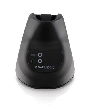 Datalogic Ladestation – BC2090 – 433 MHz, Multi-Interface (RS-232, KBW, USB) – Schwarz