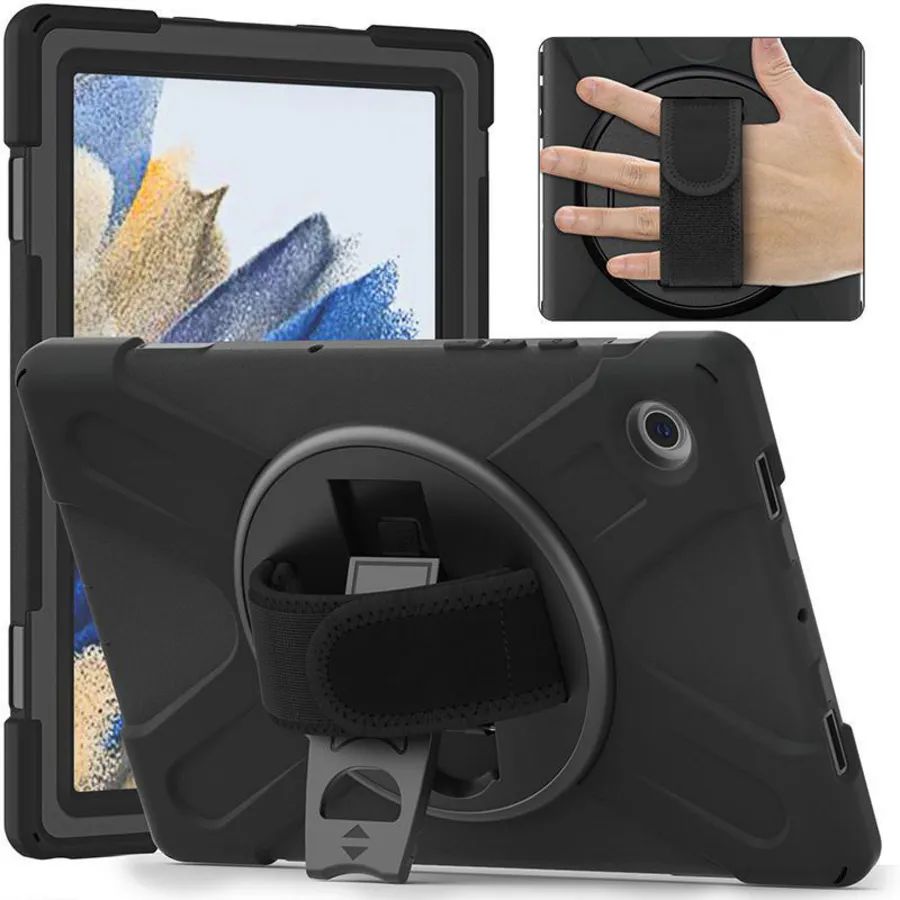 eSTUFF Tablet-Hülle für Galaxy Tab A8 10,5" – Schwarz