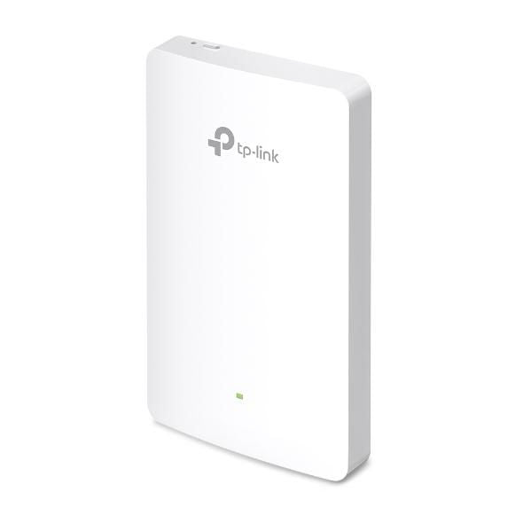 TP-Link Omada AX1800 Wandplatte – Wi-Fi 6 Access Point, Dualband (2,4/5 GHz), AX1800, 4× GbE, PoE, Wand