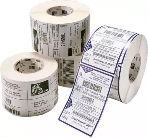 Zebra Drucketiketten 3000T, 102 mm × 152 mm, Polypro, permanent klebend