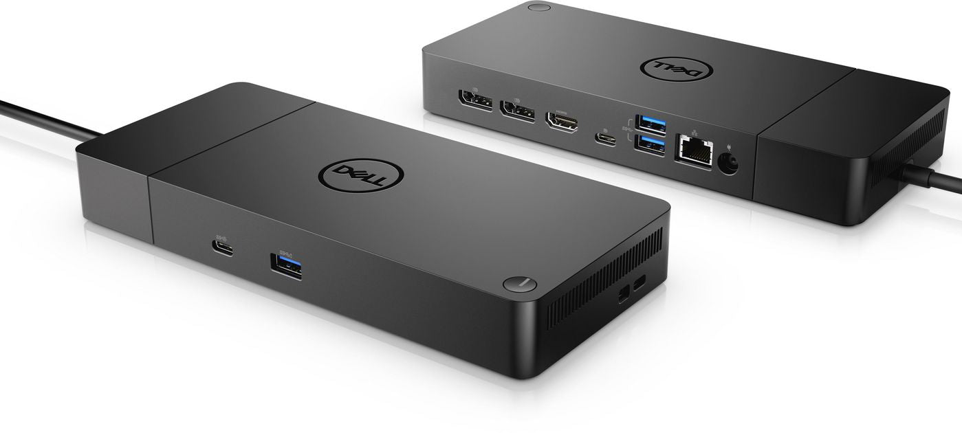 DELL WD19S-180W Dockingstation – USB-C, 2× DP, 1× HDMI, 3× USB-A, 2× USB-C, 180 W PD, GbE, für Windows/Linux