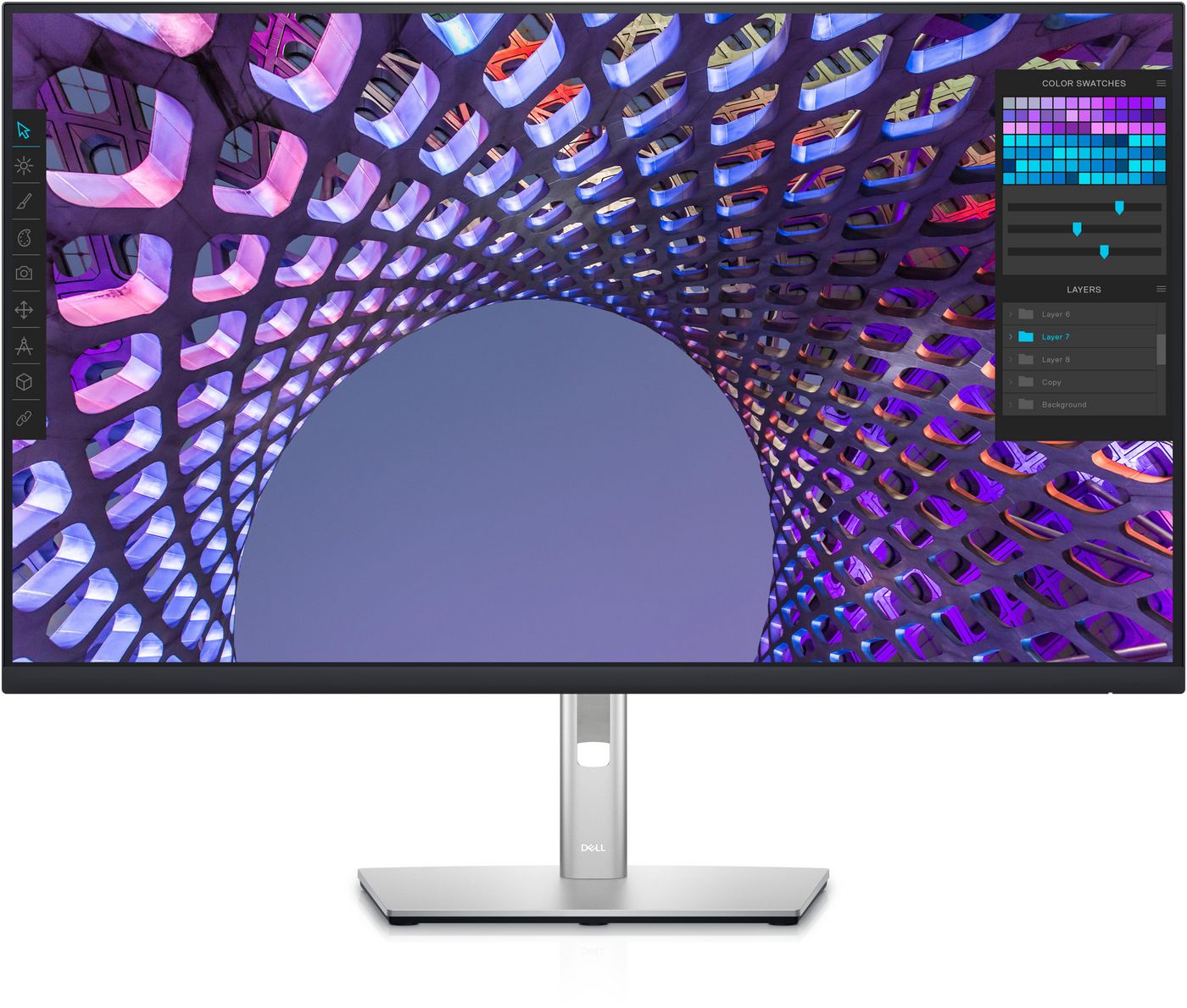 DELL P3223QE – Monitor, 31,5" 4K UHD (3840 × 2160), IPS, 60 Hz, 350 cd/m², USB-C, VESA 100 × 100, Schwarz