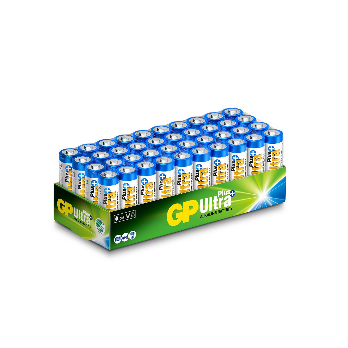 GP Batteries AA Batterien, Alkaline, 1,5 V – 40 Stk.