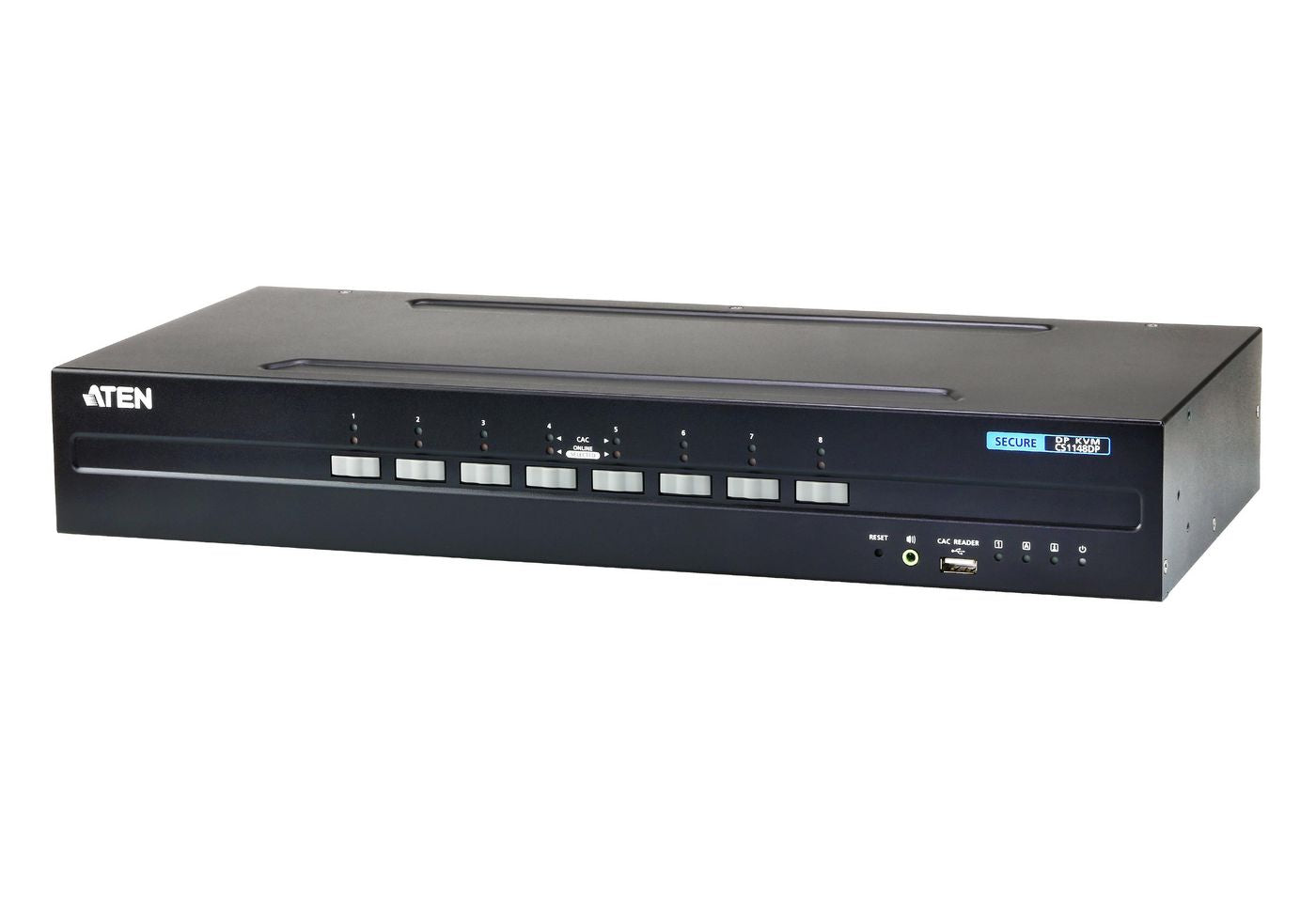 ATEN CS1148DP – 8-Port DisplayPort Dual-View Sicherer KVM-Switch – 3840 × 2160, USB 2.0 Hub, Audio