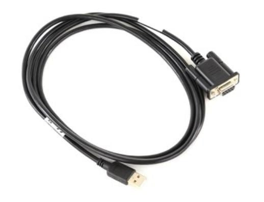Zebra USB-Kabel – USB-A auf DB-9 – Schwarz – für MiniScan MS1207, MS2207, MS3207 und mehr