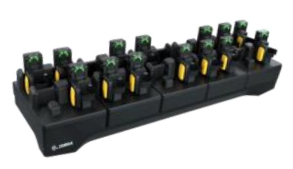 Zebra Ladestation – 20‑Slot, AC, LED-Anzeige – für RS6100 – Schwarz