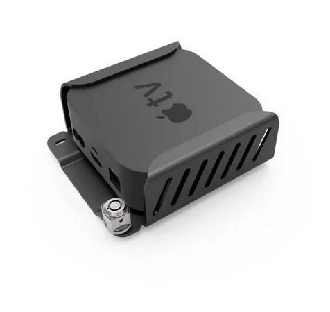 Compulocks ATVEN43 Apple TV Sicherheits-Halterung – VESA 75×75/100×100 – für Apple TV 4./4K – Schwarz