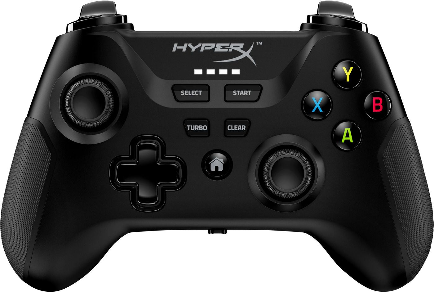 HyperX Clutch Wireless – Gamepad – Kabellos, USB (USB Typ-A/USB Typ-C), für Android & PC, Schwarz